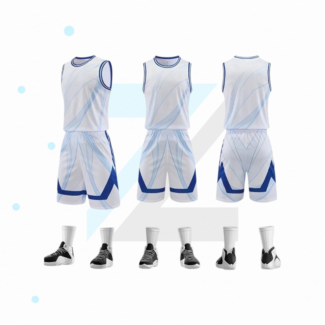 Court Flex Basketball Uniform | Custom Game Jersey & Shorts | Lightweight Pro Performance angle 5